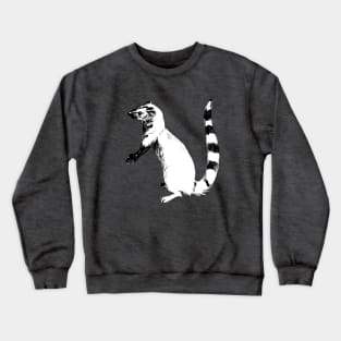 Galidia elegans ringtail mongoose Crewneck Sweatshirt